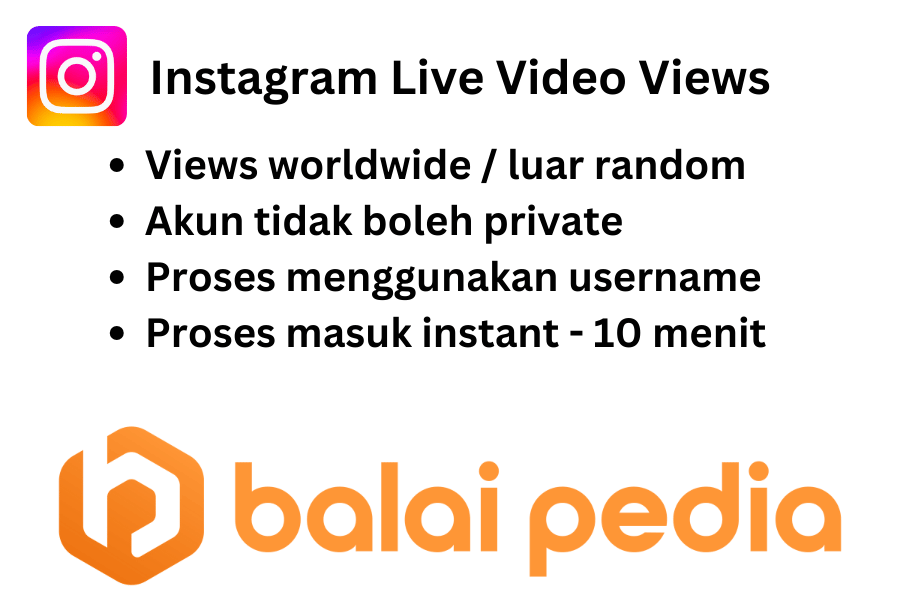 Instagram Live Video Views