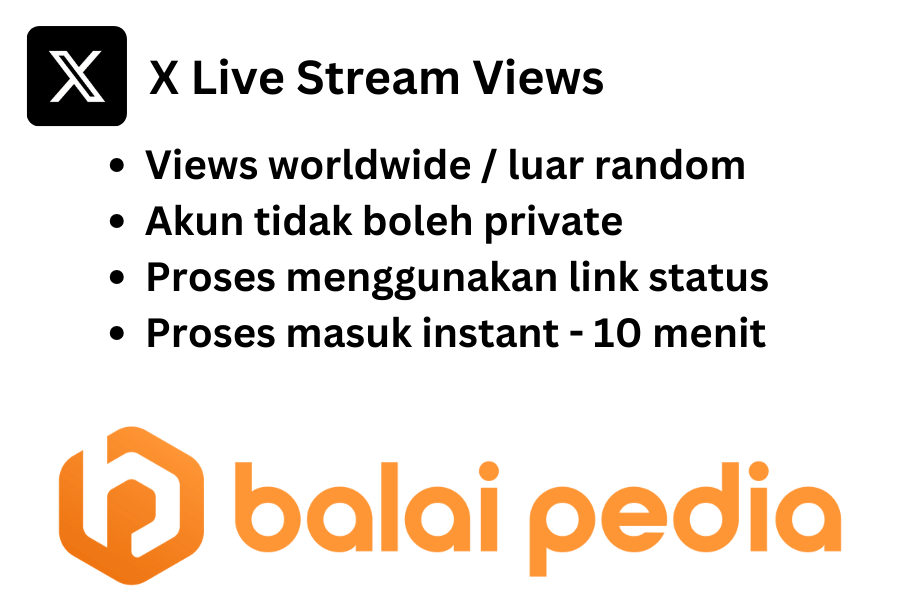 Twitter X Live Stream Views