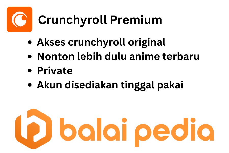 Crunchyroll Premium 1 Bulan