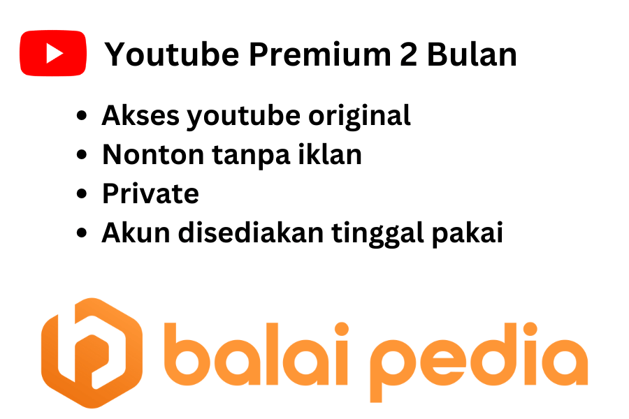 Youtube Premium 2 Bulan