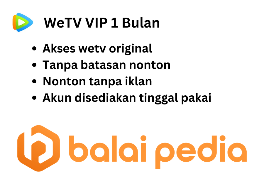 WeTV VIP 1 Bulan